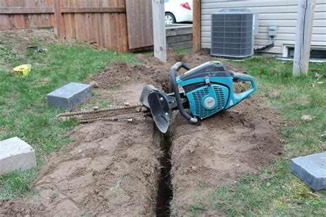 mini excavator digging trench|mini trencher handheld fast trenching.